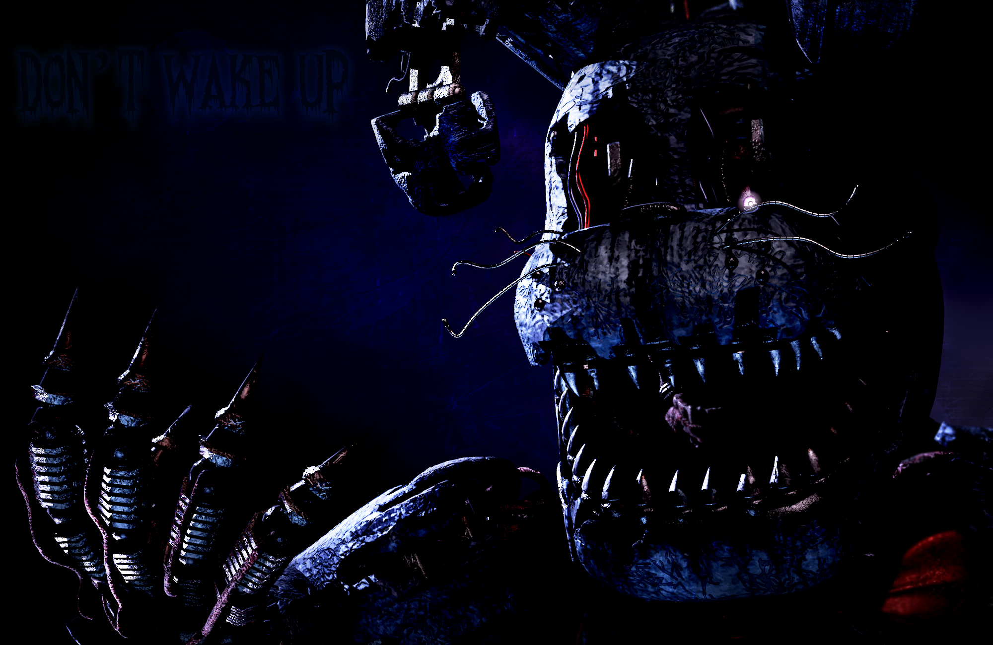 FNaF C4D  FNaF 4 Nightmares by BrussPictures on DeviantArt