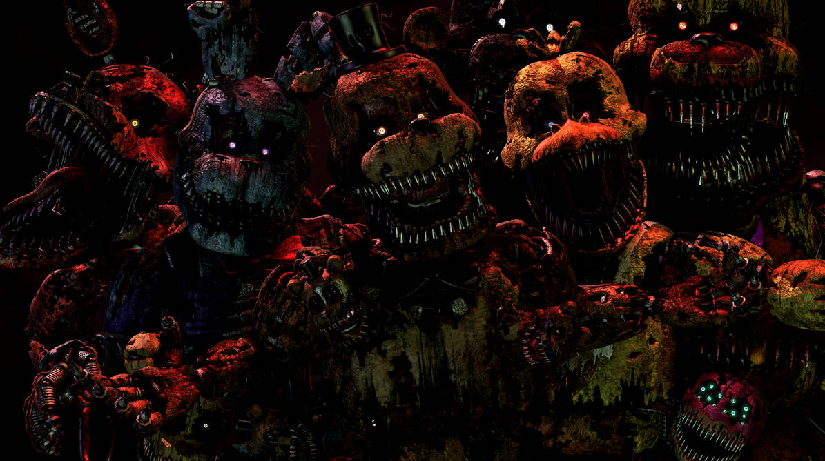 Five Nights at Freddy's 4 Cinema 4D Wallpaper by NightmareRick on DeviantArt