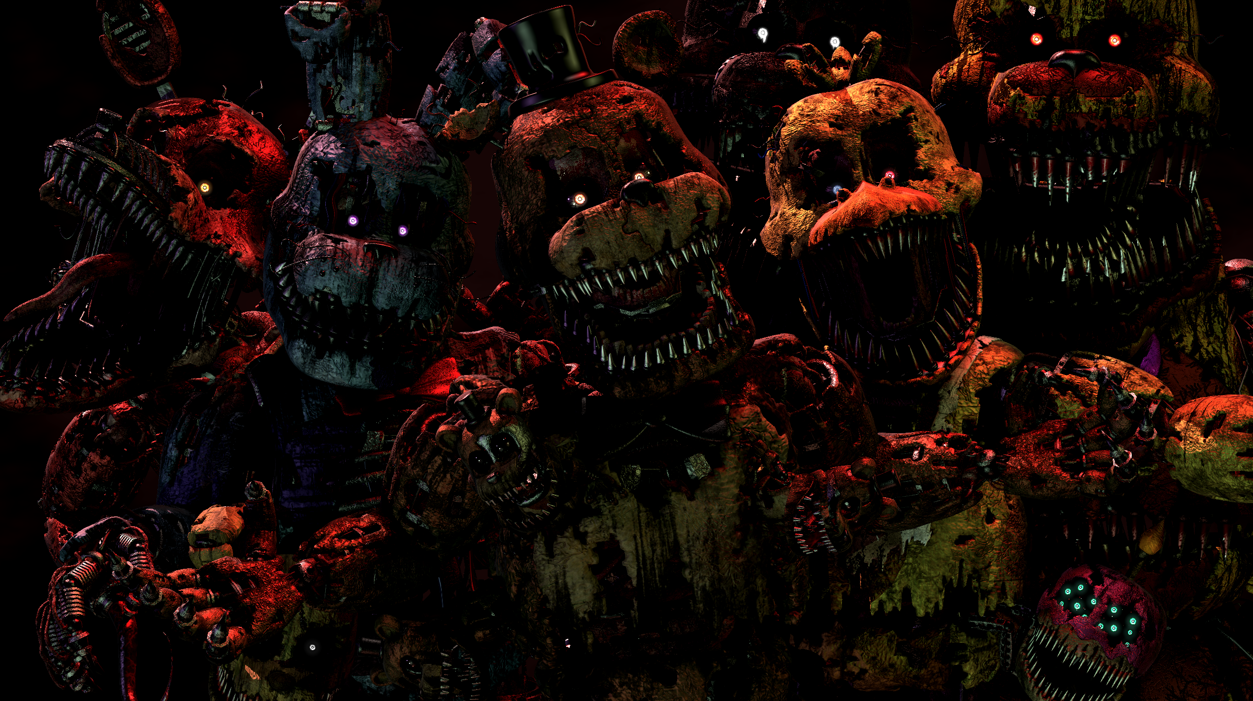 HW Fnaf 4 Remodels 2.8 ports pack release! by ScrappyGod on DeviantArt