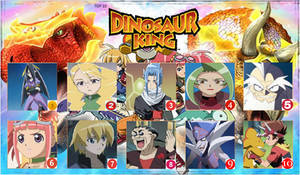 Top 10 Dinosaur King Characters