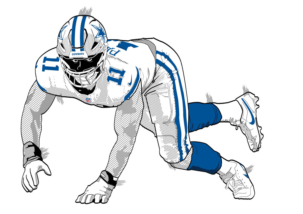 Micah Parson Vector - Dallas Cowboy NFL by webfalcon18 on DeviantArt