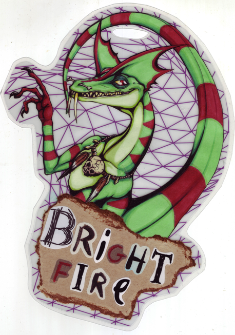 OLD: Brightfire Monster Hunter Badge