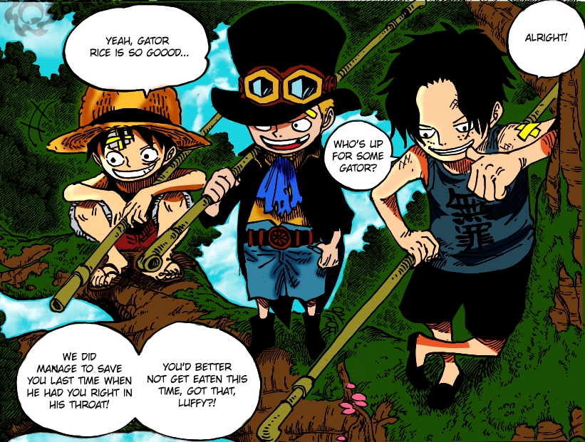 One Piece 585 Luffy Ace Sabo By Shirohigevasto Lorde On Deviantart One Piece 585 Luffy Ace Sabo By Shirohigevasto Lorde On Deviantart