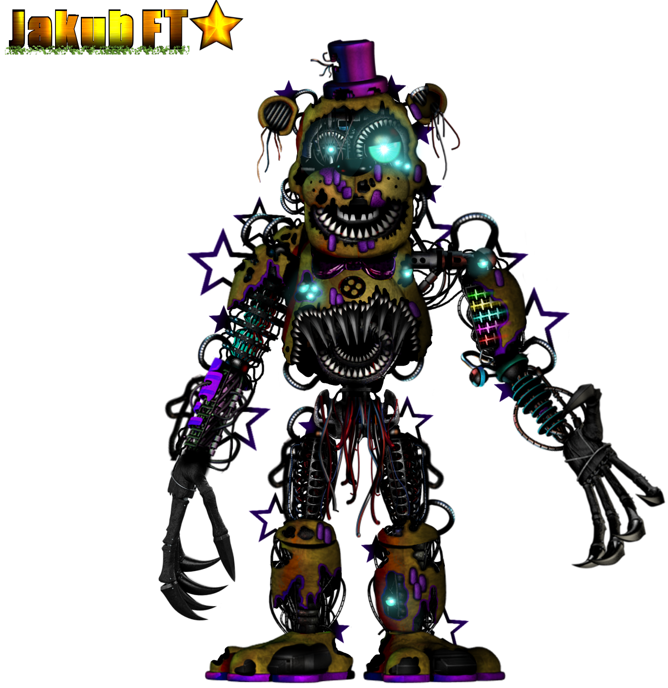 fnaf nightmare toy fredbear remake by enderuser89 on DeviantArt