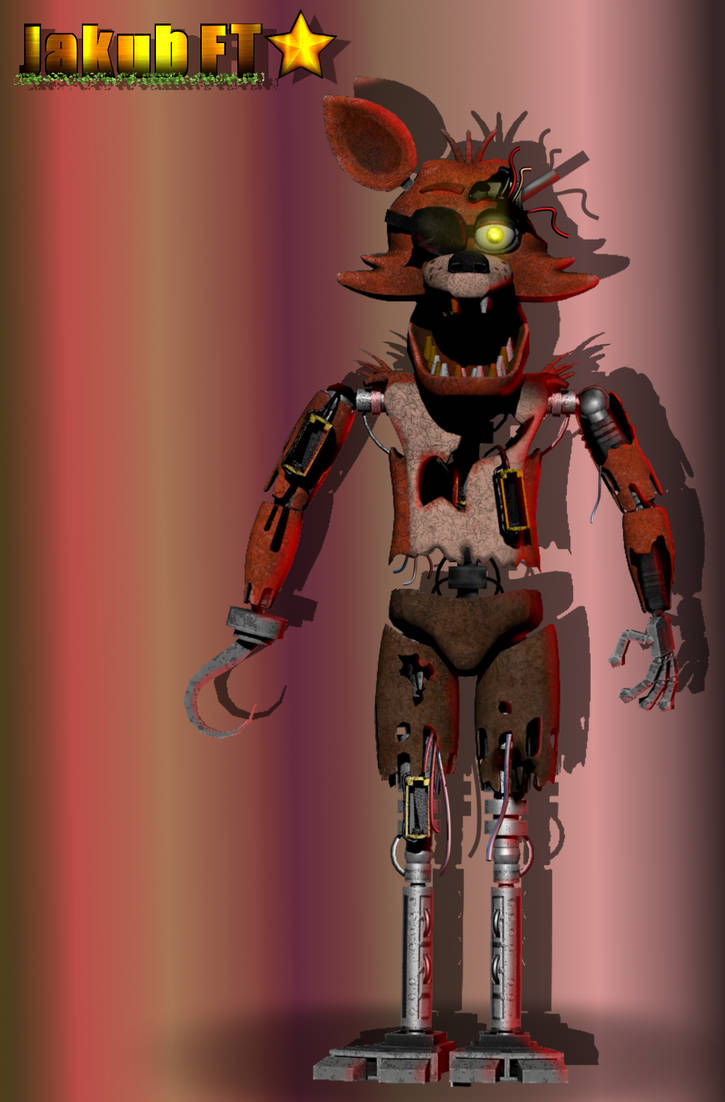 (Edit) Withered HW Classic Foxy by Jakub42042-Funtime on DeviantArt