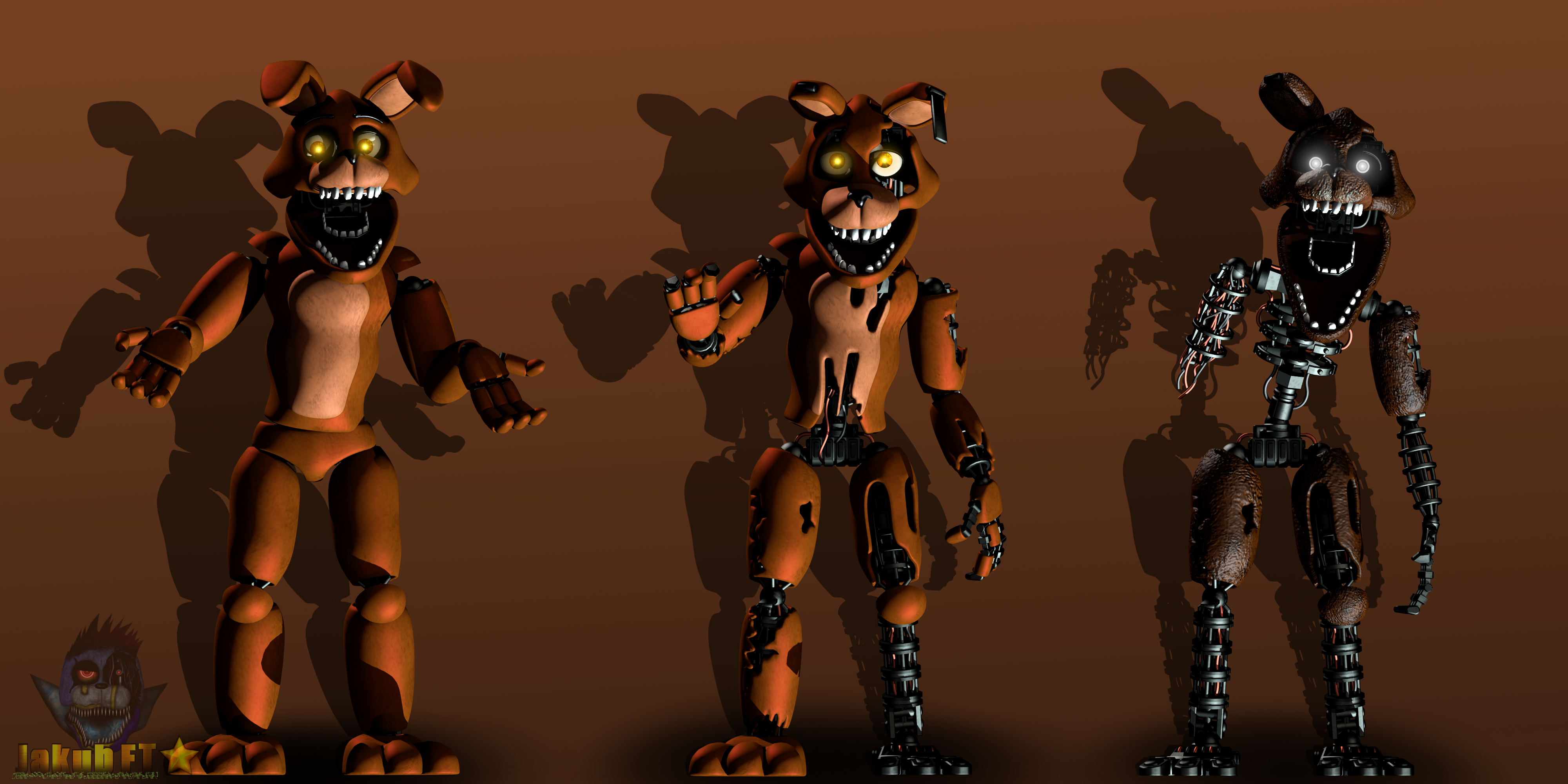 FNAF 4 2.9 Blender models exist! by KingAngryDrake on DeviantArt