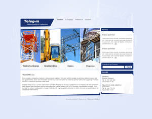 Teleg-m website concept