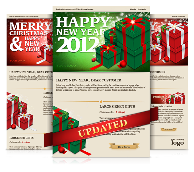 Gift box Email Template