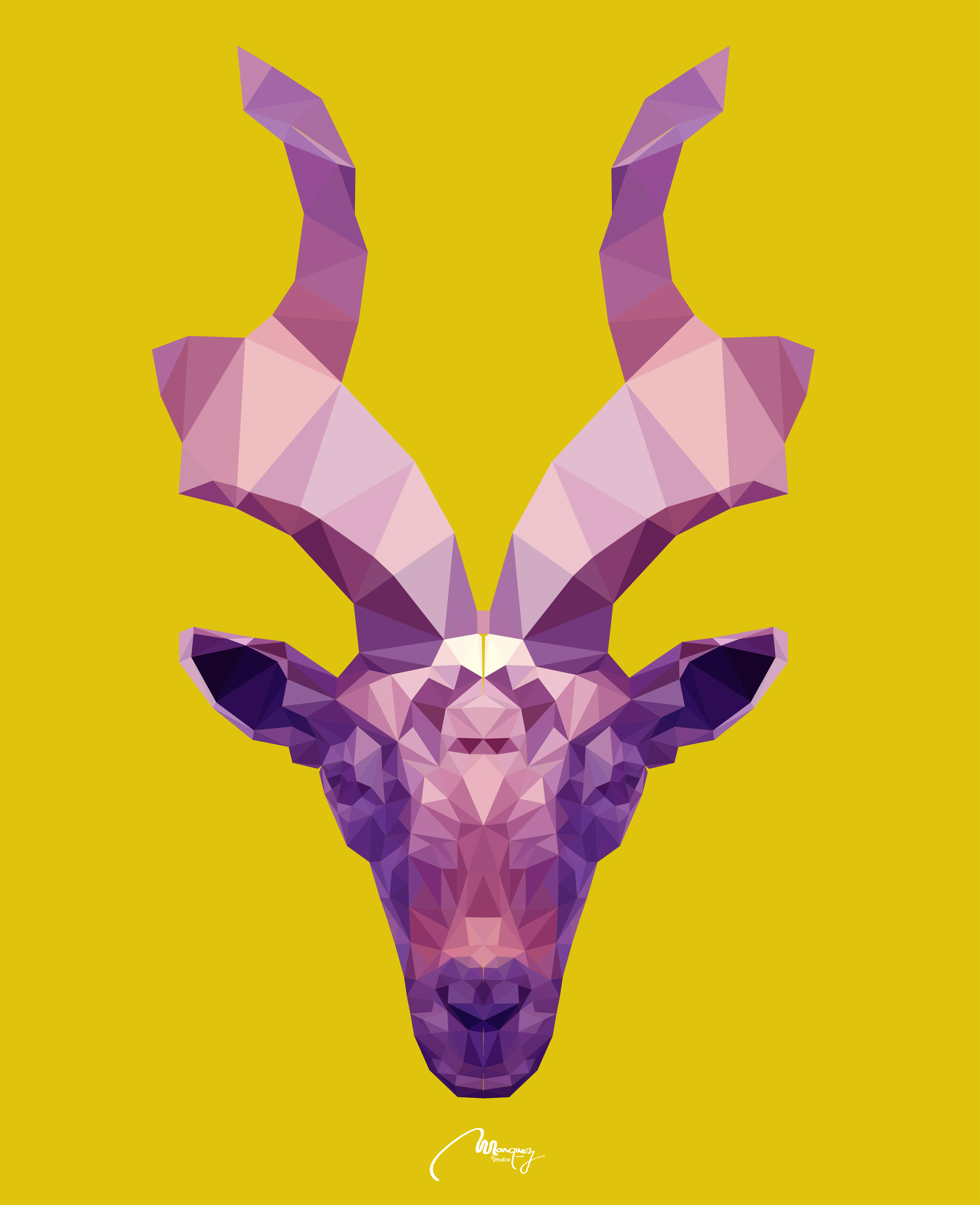 Low Poly Markhor