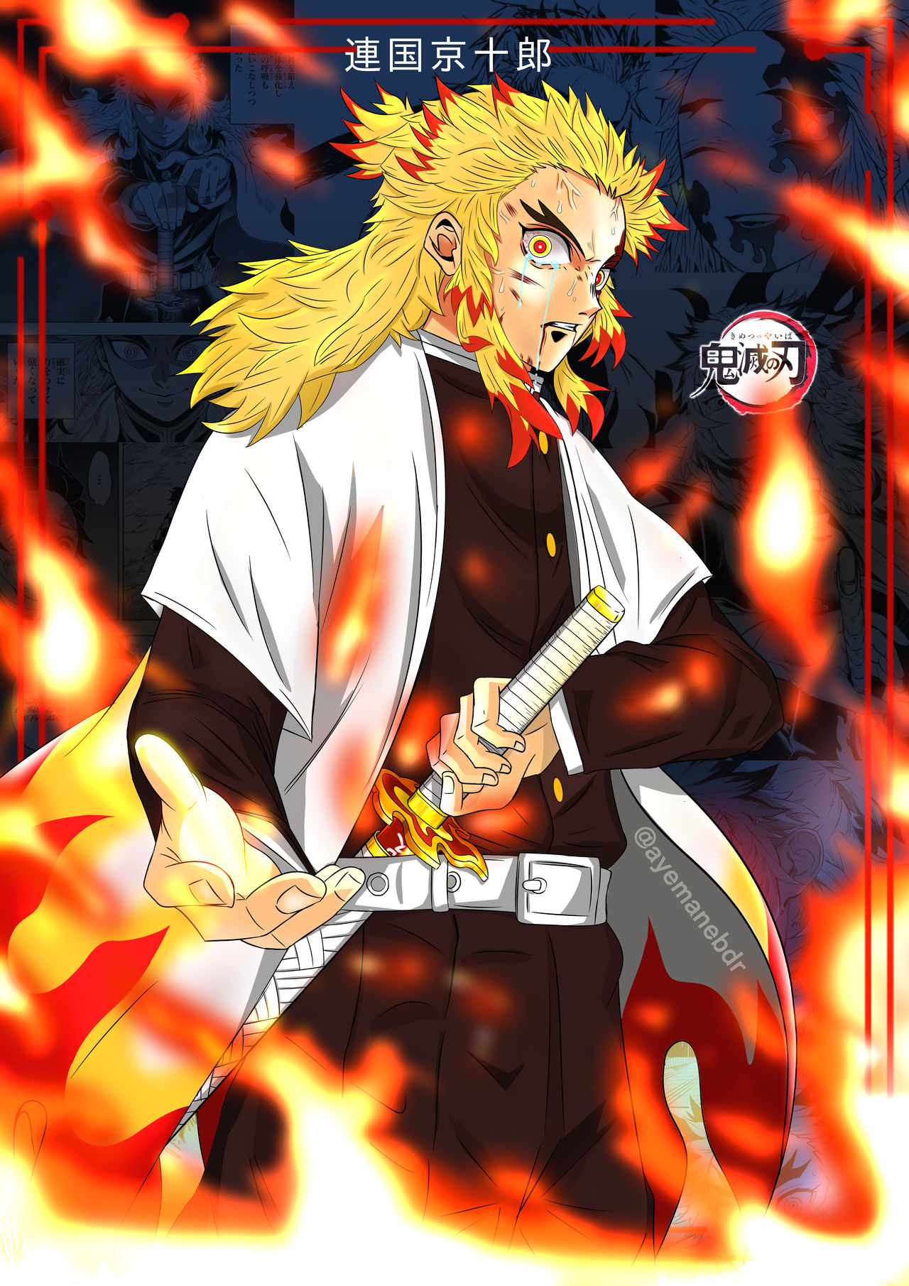 Rengoku Kyojuro Demon Slayer By Ayemanebdr On Deviantart Rengoku Kyojuro Demon Slayer By Ayemanebdr On Deviantart