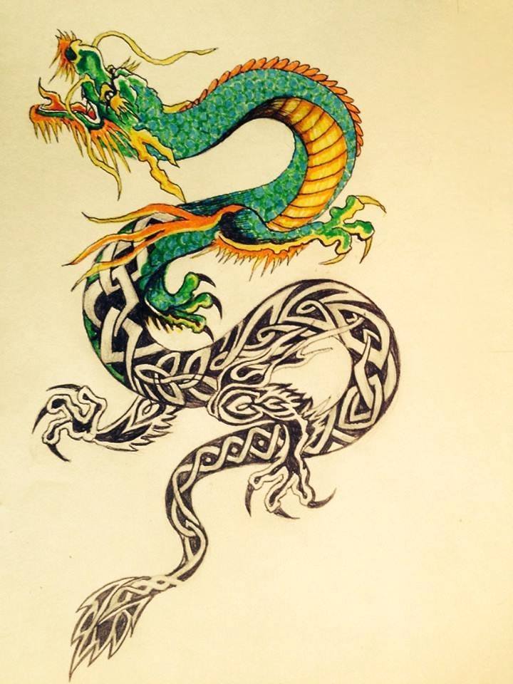 celtic dragon tattoo design by IOP-Designs on DeviantArt
