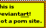 Deviantart not Porn site