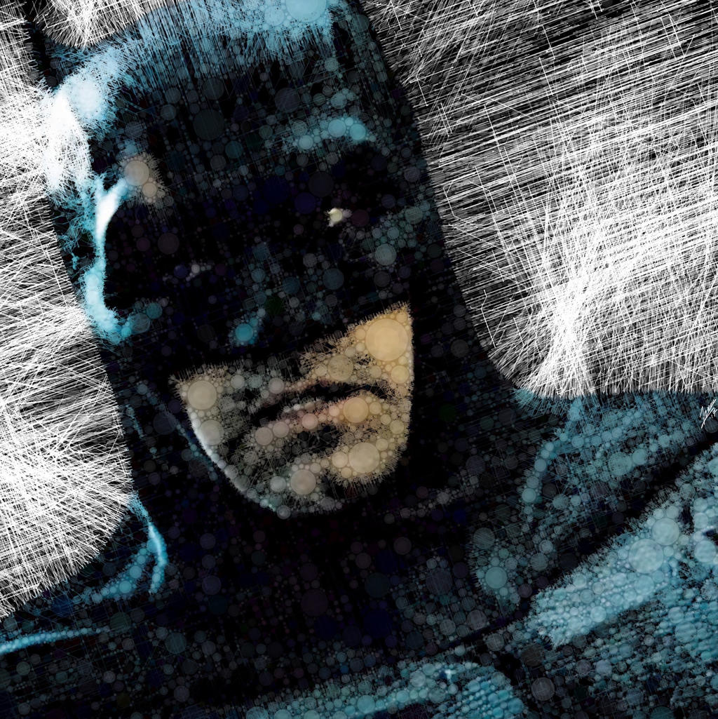 Batman Abstract Portrait