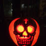 Day of the Dead Pumpkin - Lights (Dark)