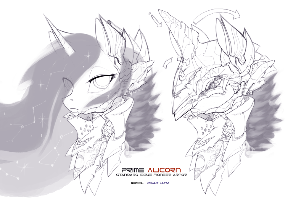 Prime Alicorn armor concept