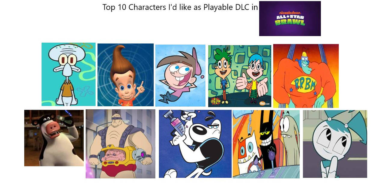 Top 10 NASB DLC Characters that I want by TOONTIMER on DeviantArt