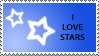 Star Stamp Blue