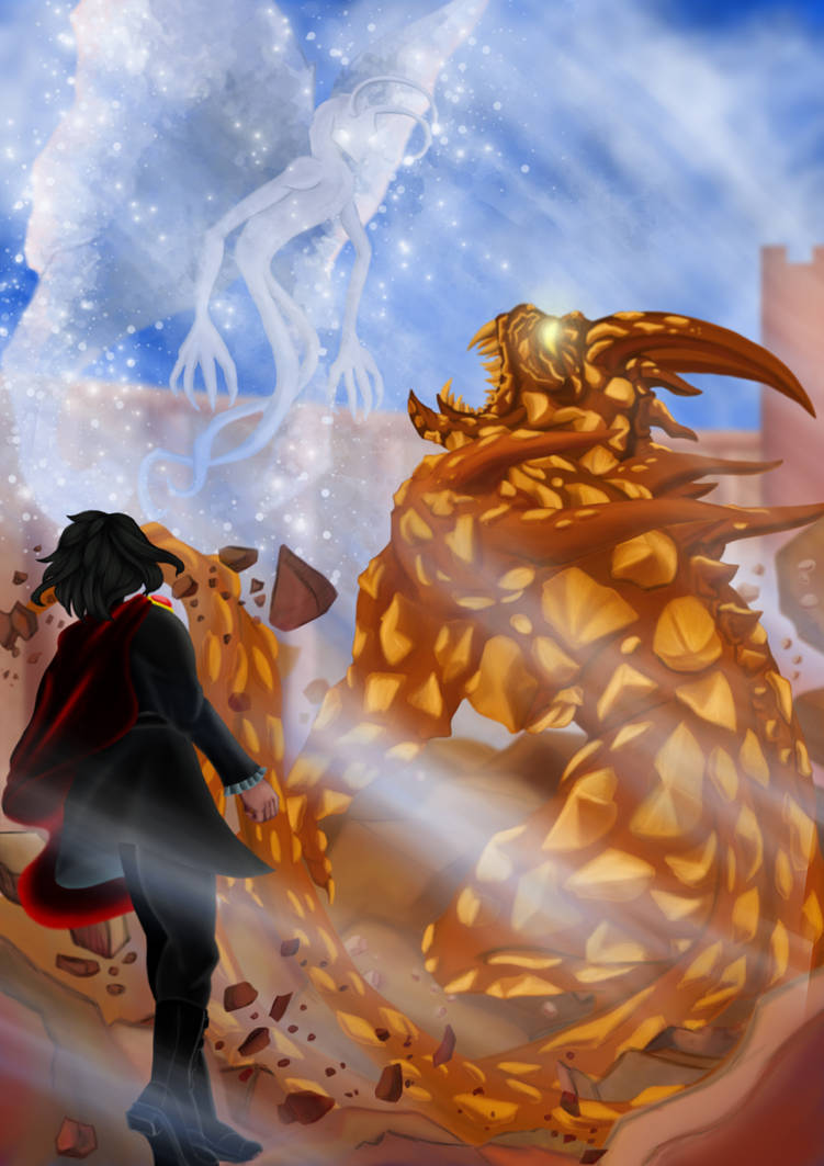 Elementals fight by Enoa79 on DeviantArt
