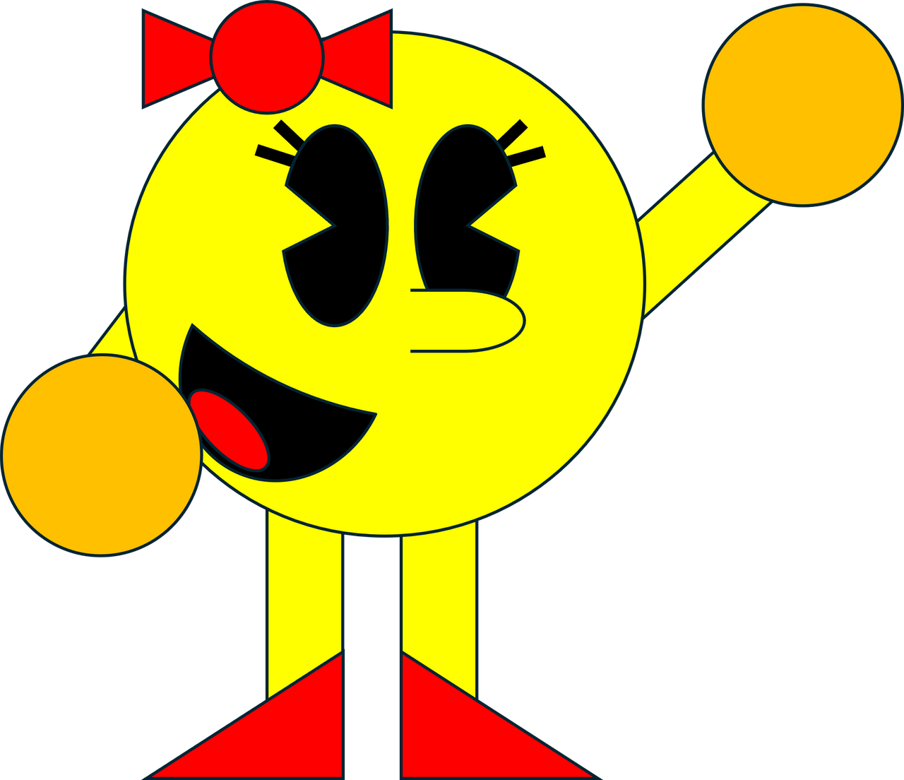 Ms. Pac-Man by SS77Relaunched on DeviantArt