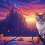 Sunset Cat Masterpiece