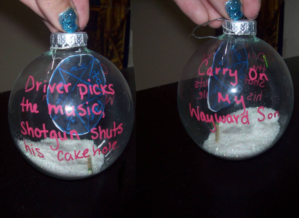 Supernatural Ornament by paranoiapanic