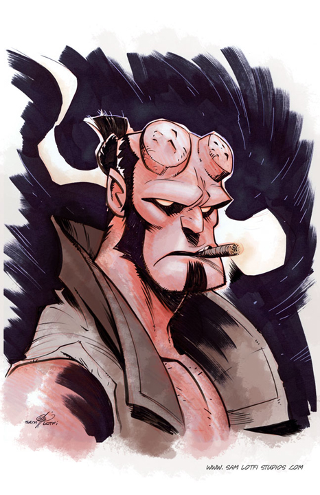 Hellboy Commission...