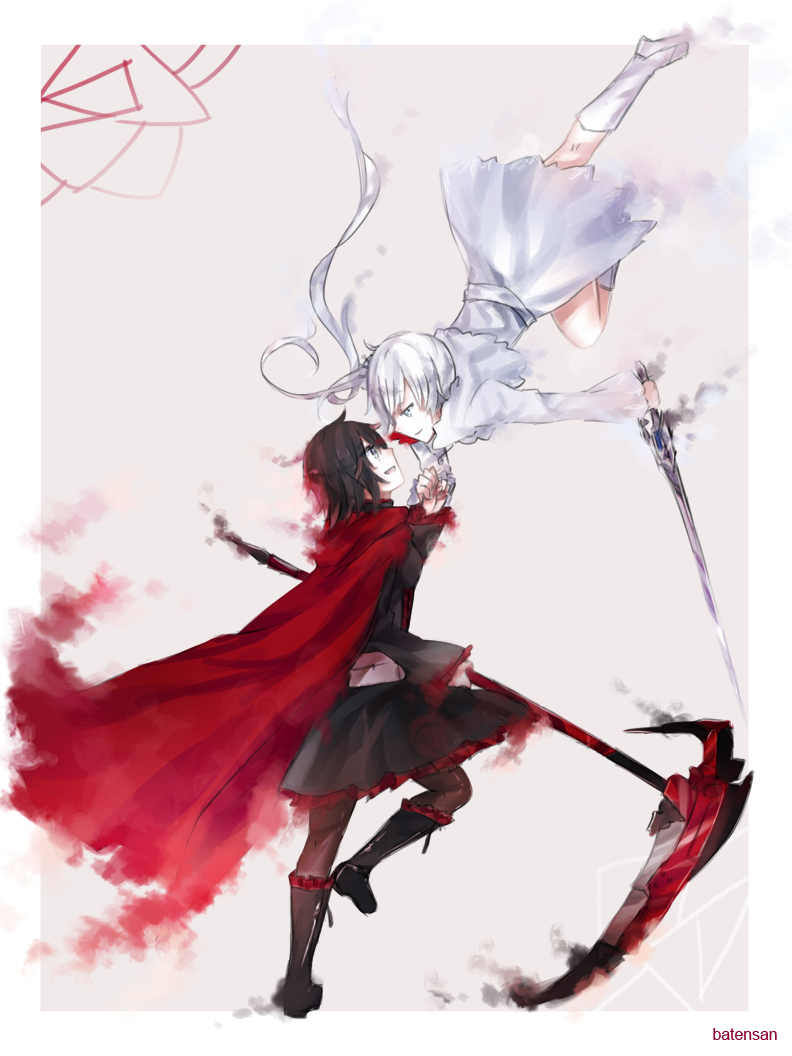 RWBY Red and White Rose