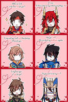 Samurai Warriors: Valentines!