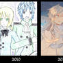 Beginning vs End of Decade Art Comparison