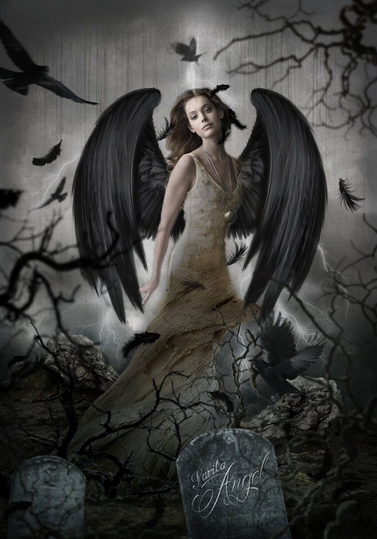Черные ангелы читать. Черный ангел. Падший ангел женщина. Женщина ангел с черными крыльями. Женщина с черными крыльями.