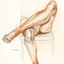 Male figure legs