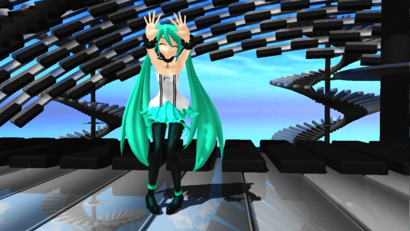 -MMD- WAVEFILE Miku + DL