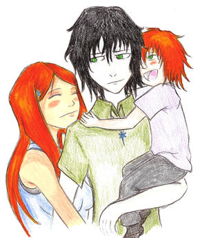 Ulquihime family hug color