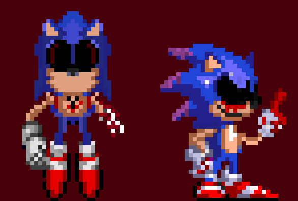 Worst sonic.exe FNF sprite