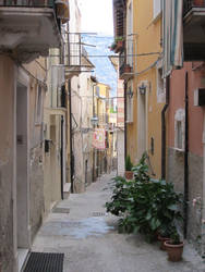 Sulmona's alley, Italy Aug 2012