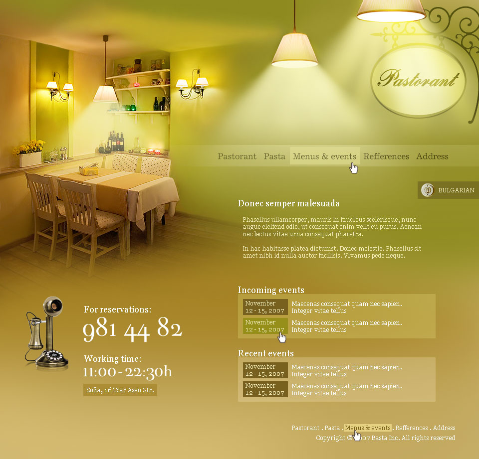 Pastorant Restaurant