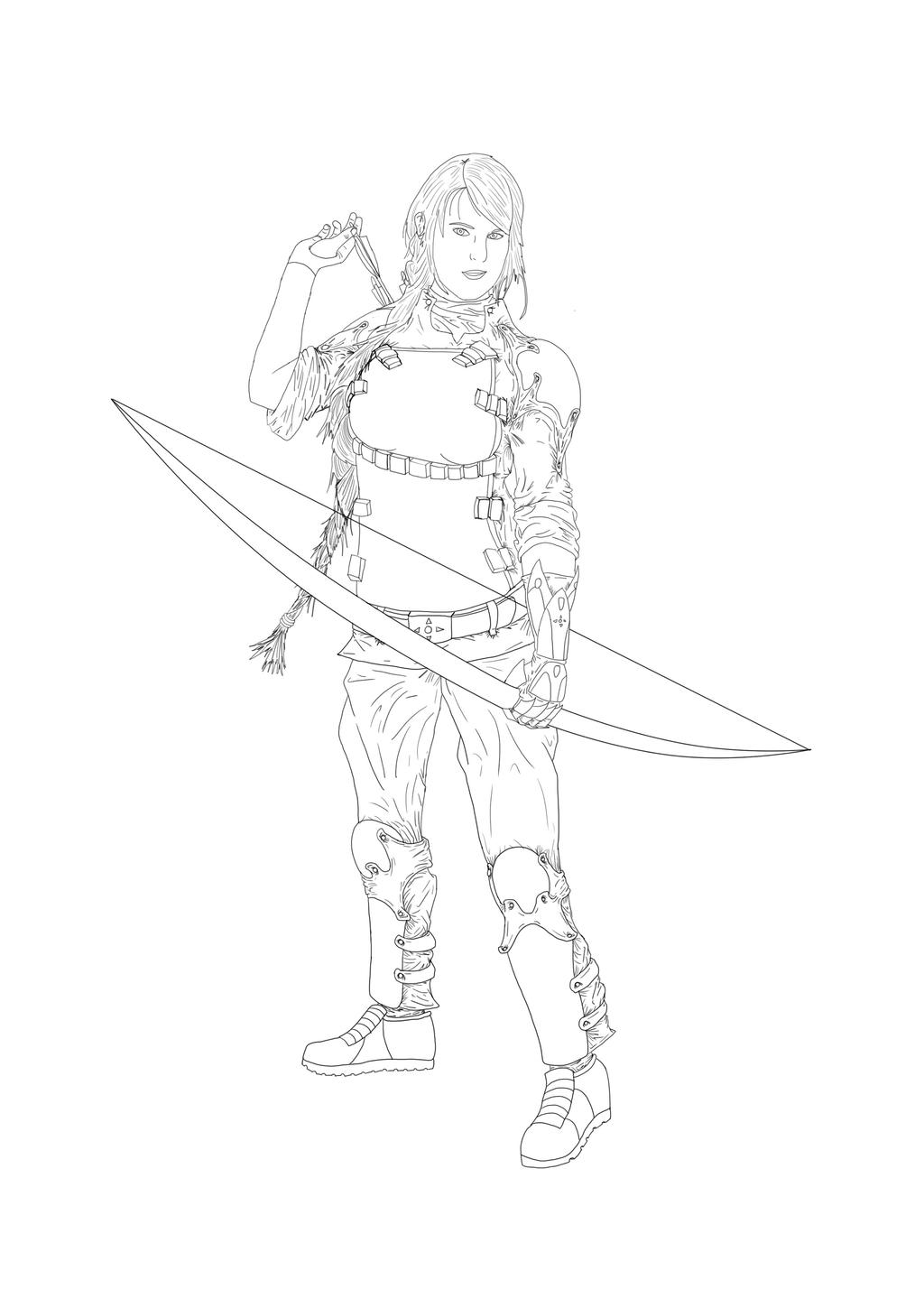 Reeva lineart by Ludifer on DeviantArt