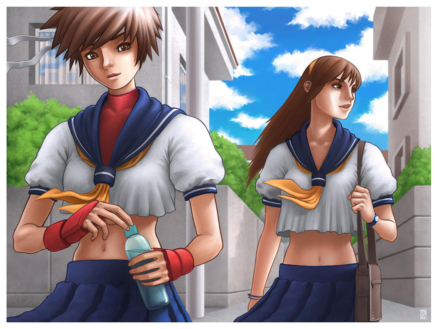 Sakura y Kei by Daniel-GS