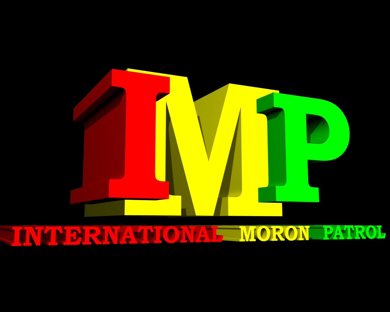 3D IMP Wallpaper Logo