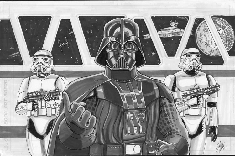 Darth Vader and his posse