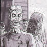 Walking Dead Daryl Sketch Card