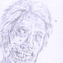 The Walking Dead Zombie 2 Sketch Card