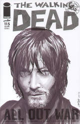 Daryl Dixon Walking Dead sketch cover