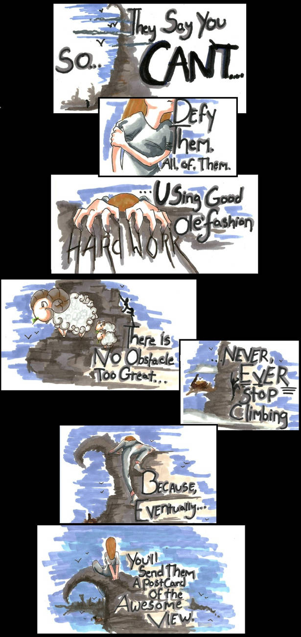 Motivational Comic by TheLadyJ on DeviantArt