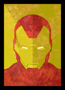 Iron Man in Vect-o-Grunge