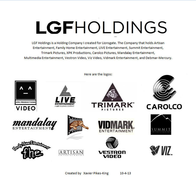 The Logos Of Lgf Holdings By X Manthemovieguy On Deviantart