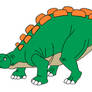 Wuerhosaurus in The Land Before Time style 