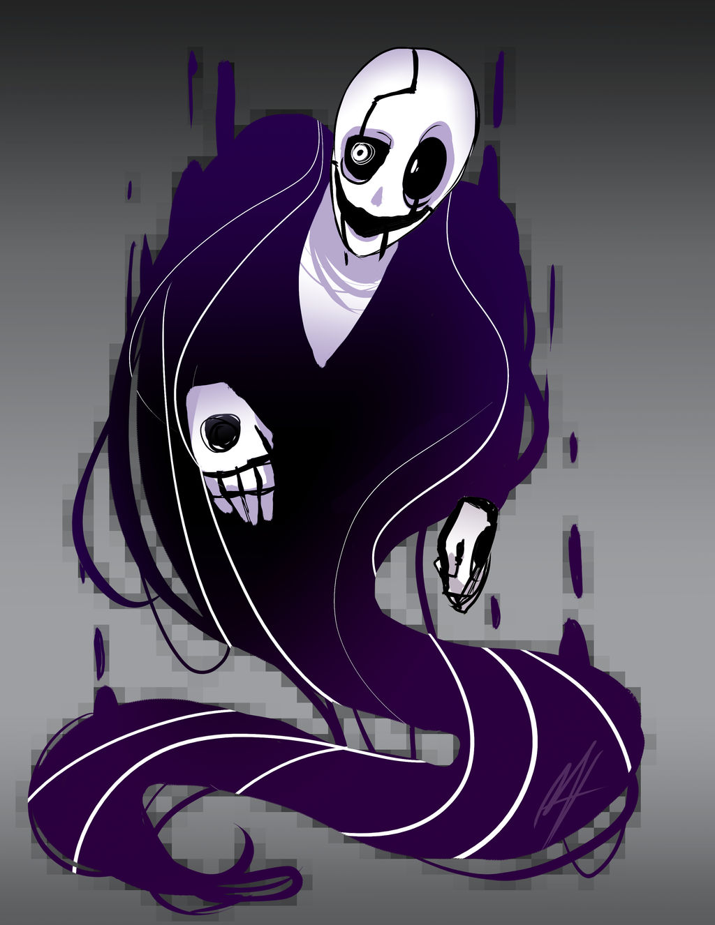 Ultra Tale Gaster Undertale: Gaster by DeepFriedPaint on DeviantArt