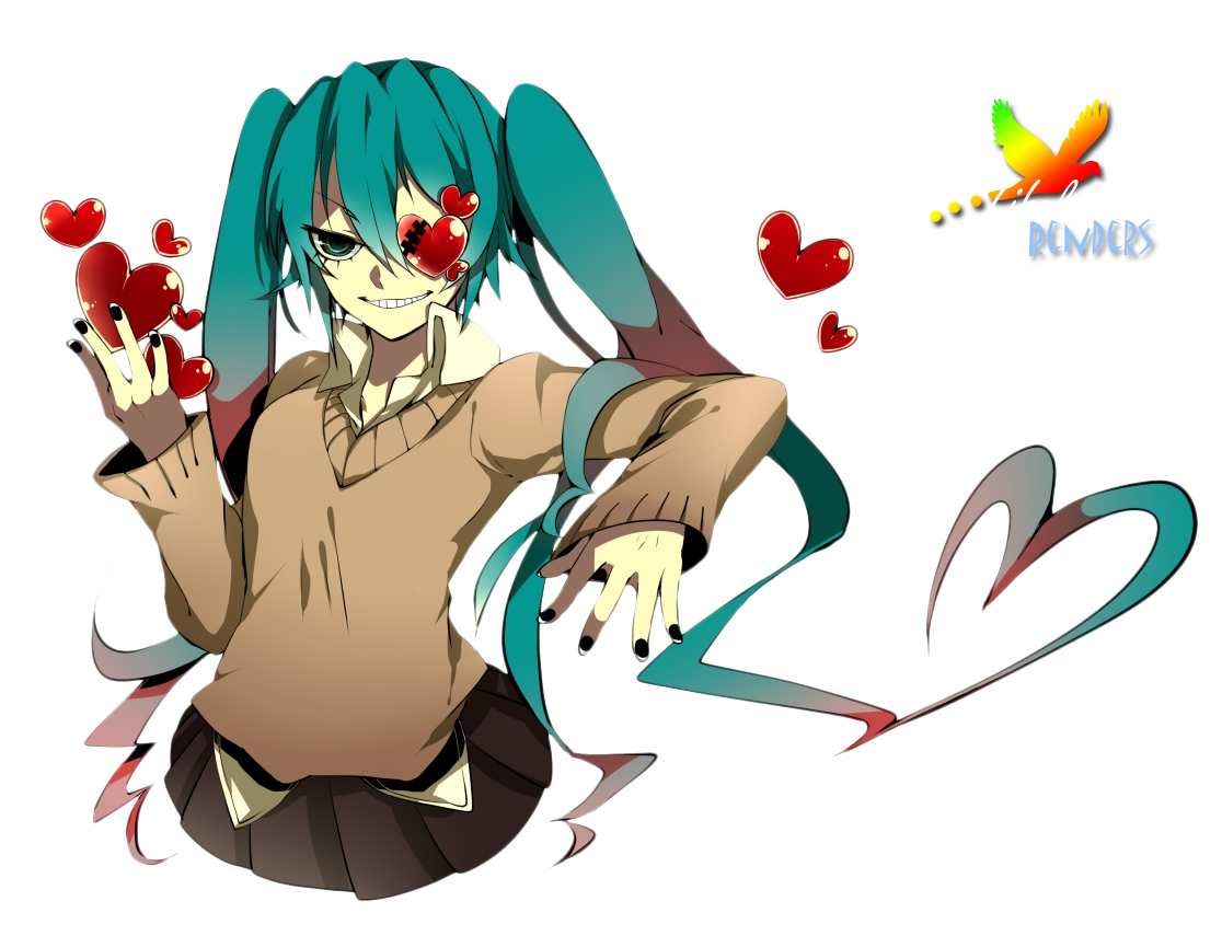 Miku Valentine render