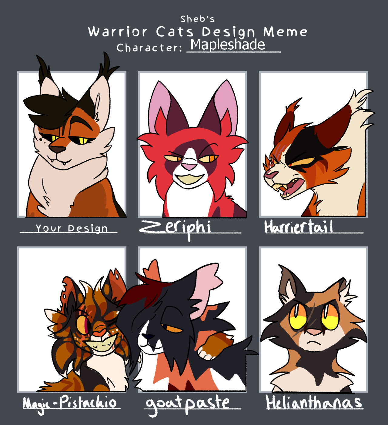 Warriors Designs 2 by Tusofsky  Warrior cat memes, Warrior cats art, Warrior  cats series